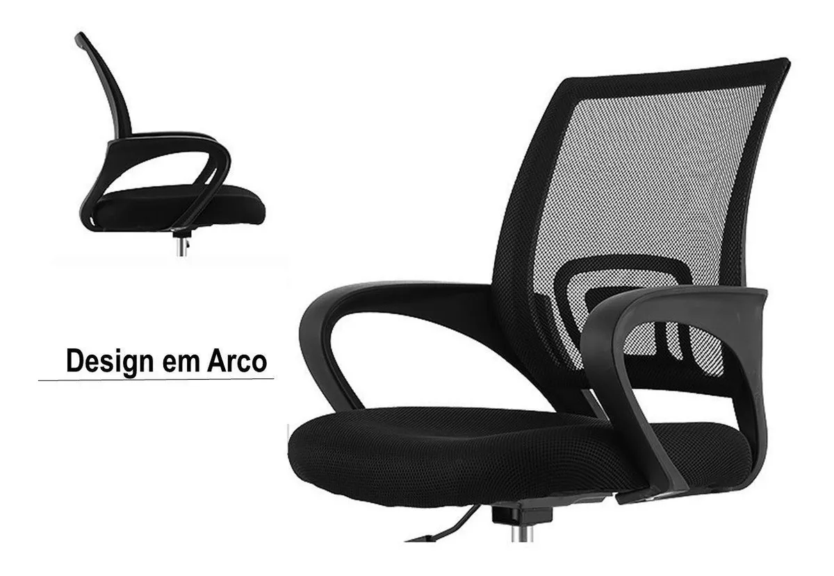 Cadeira de Escritorio Begonia Tela Mesh Ergonomica Giratoria - Image 3