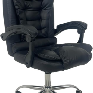 Cadeira De Escritorio Presidente Reclinavel Ergonomica - Preto