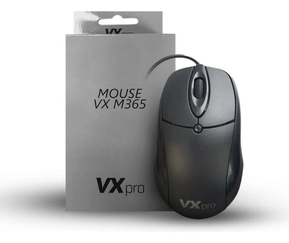 MOUSE USB OPTICO DUEX VXM365 PRETO (SC)